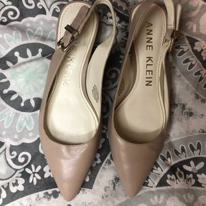 Anne Klein heels with strap